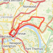 Cincinnati, Ohio Sawyer Point - Eden Park 14.25 mile loop