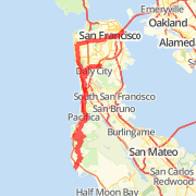 Home to Moss Beach Distillery to Glen Park BART