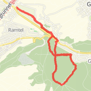 4.37mi trail run on 2/18/13
