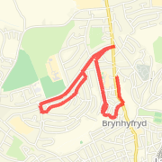 3 MILES Run route image