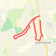 2.9 miles Run route image