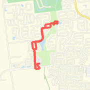 A 3.06 mi Run / Jog mapped on Wed Feb 20 2013