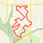 Flag Pole 5 mile route