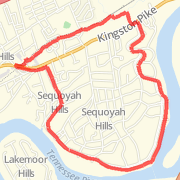 A 5.29 mi Run / Jog mapped on Thu Feb 21 2013