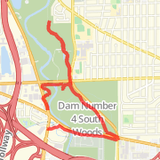 Chicago trail run:walk