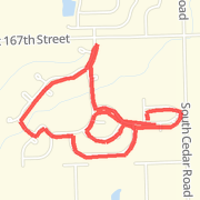 2.5 mi Cedar Ridge Route