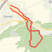 3.66mi trail run on 2/25/13
