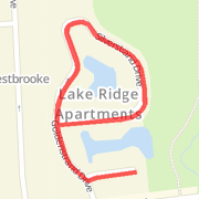 A 2.5 mi Run / Jog mapped on Mon Feb 25 2013