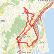Wadestown and back via Thorndon Quay directly