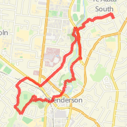 A 8.58 km Run / Jog mapped on Wed Feb 27 2013