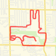 Winter NW Neighborhood 7 mile route