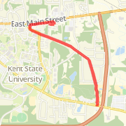 A 3.85 mi Run / Jog mapped on Thu Feb 28 2013
