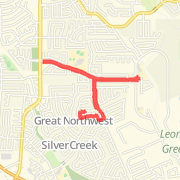 Ran 3.46 mi on 03/01/2013