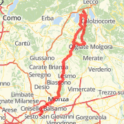 Bresso-Canonica-Monticello-Sirtori-Bevera-Ello-Oggiono-Sala al Barro-M. Barro-Colle-Sirtori-Canonica