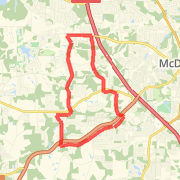 13 mile Trek Route