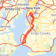 A 18.47 mi Run / Jog mapped on Sat Mar 02 2013