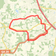 14 mile Trek Route