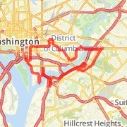 A 15.99 mi Run / Jog mapped on Sat Mar 02 2013