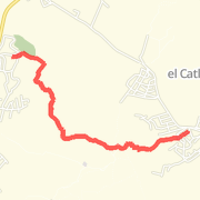 towards el catllar parcela route