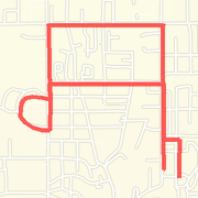 3 mile run to the fit