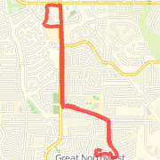Ran 5.05 mi on 03/05/2013