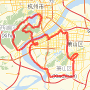 Hangzhou, Binjiang - Xiaoshan - Meijiawu - West Lake - Longjing - Binjiang Loop