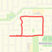 2.06km run on 2013-03-05