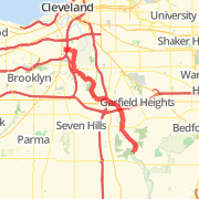 A 20.94 mi Bike Ride mapped on Wed Mar 06 2013