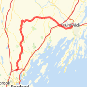 A 32.93 mi Bike Ride mapped on Fri Mar 08 2013