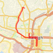A 5.32 mi Run / Jog mapped on Sat Mar 09 2013
