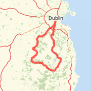 A 110.19 km Bike Ride - Road Cycling - Hill Workout mapped on Sun Mar 10 2013