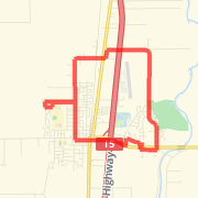 A 6.8 mi Run / Jog mapped on Sun Mar 10 2013