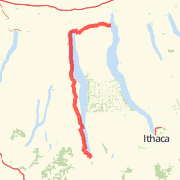 Cayuga Lake SP to Watkins Glen SP 53 mi