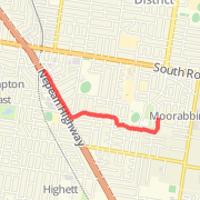 2.22km run on 11/03/13
