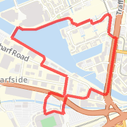 run 01 Salford Quays to MUFC