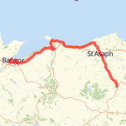 Hedd's Wales Challange - Leg 1: Ruthin - Bangor (55miles)