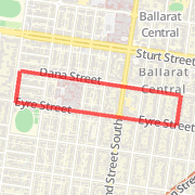 Ballarat central, Dana and Eyre st