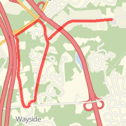 Running route - 04.5mi - start@250 Industrial Way - Hope-Wycoff loop