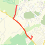 trail run to westfield high and back 