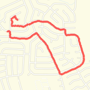 2.31mi run on 3/12/13