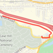 2mile OnB from Cyclers Cafe on Bike/Ped Path