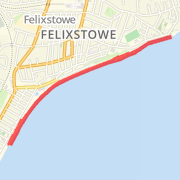 3-mile loop on Felixstowe Prom
