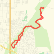 A 10.64 mi Run / Jog mapped on Thu Mar 14 2013