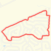 3.25mi run on 3/10/13