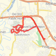 9.58km road cycling on 3/18/13