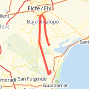 round trip to elche.     36.62 km on 02/04/2013