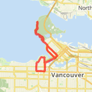 Kits to Siwash Rock Stanley Park 16K