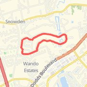 A 2.51 mi Bike Ride mapped on Tue Mar 19 2013