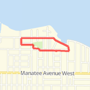 Riverview west to 34th to A to first
