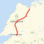 ballyvaughan to Ennistimon Route Bike Ride route image